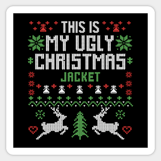 This Is My Ugly Christmas Jacket Sticker